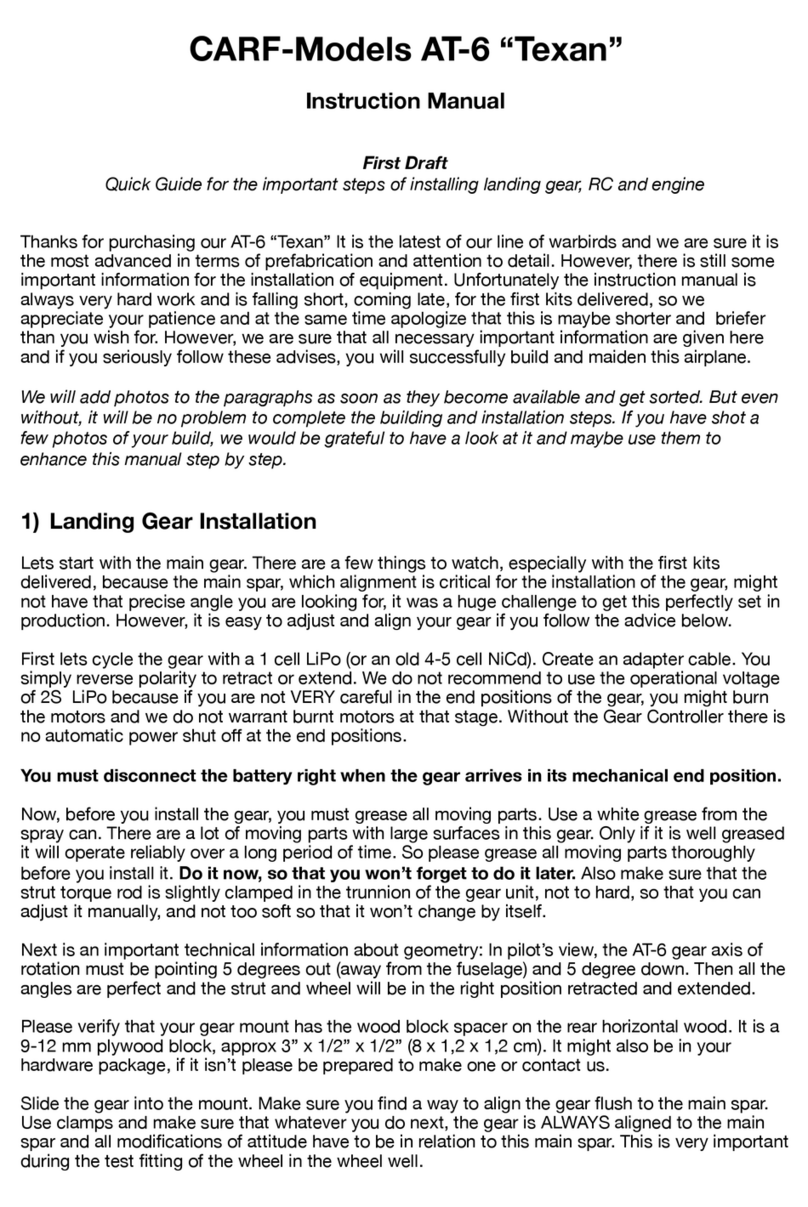Carf-Models AT-6 Texan User manual