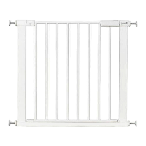 CUGGL SLIM FIT SAFETY GATE WHITE 9445611 Care & instruction manual
