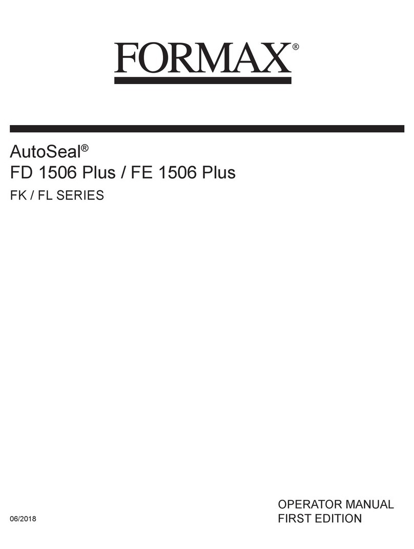 Formax AutoSeal FK Series Operator's manual