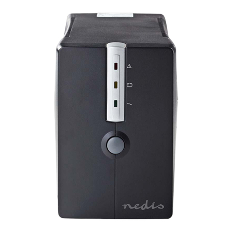 nedis UPSD650VBK User manual