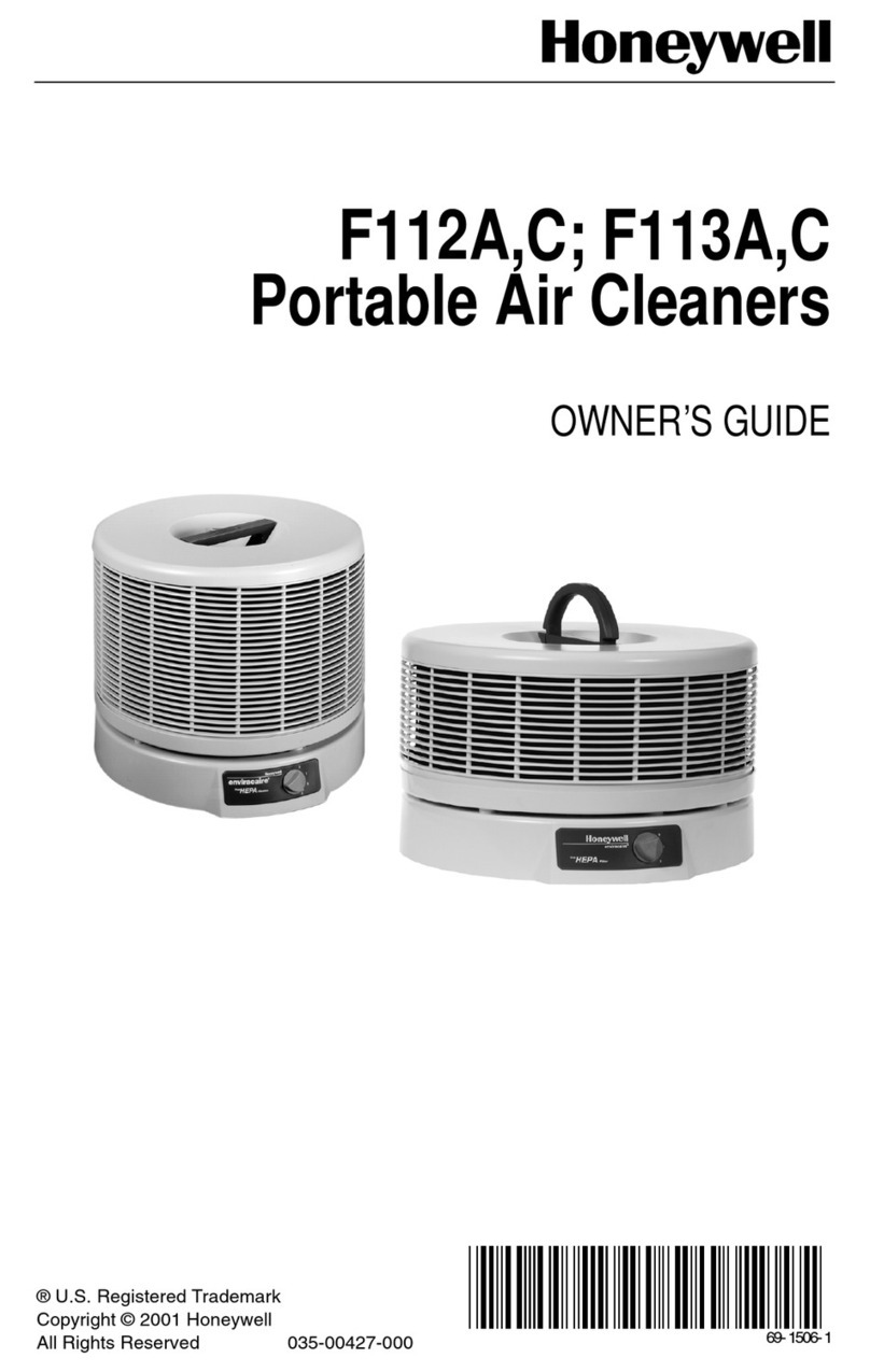 Honeywell F112A User manual