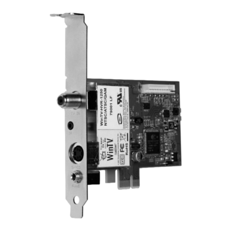 Hauppauge WinTV-HVR-1250 User manual