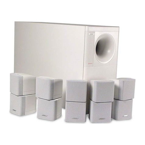 Bose Acoustimass 10 Series I User manual