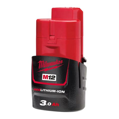 Milwaukee M12B3 Operator's manual