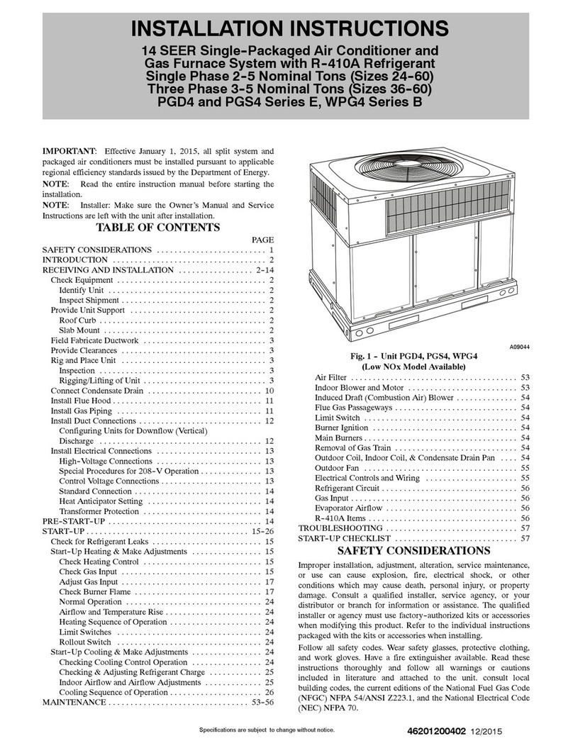 ICP PGD4 E Series installation instructions