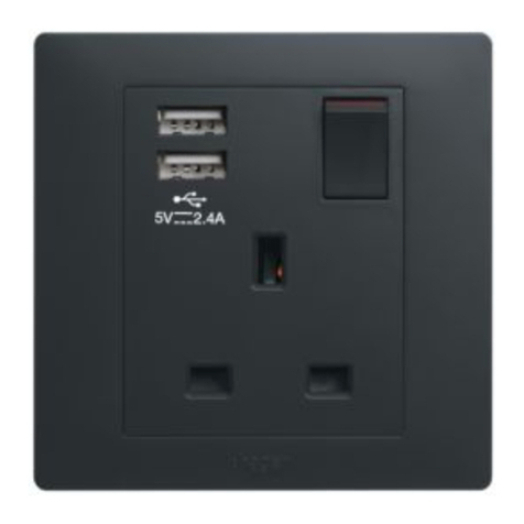 hager Muse WGMS113SUSBKB User manual