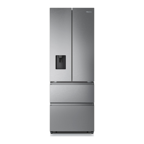 Hisense RF632N4WIE Mounting instructions