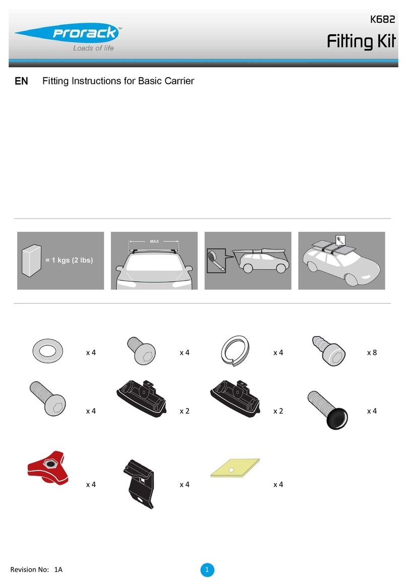 Prorack K682 User manual