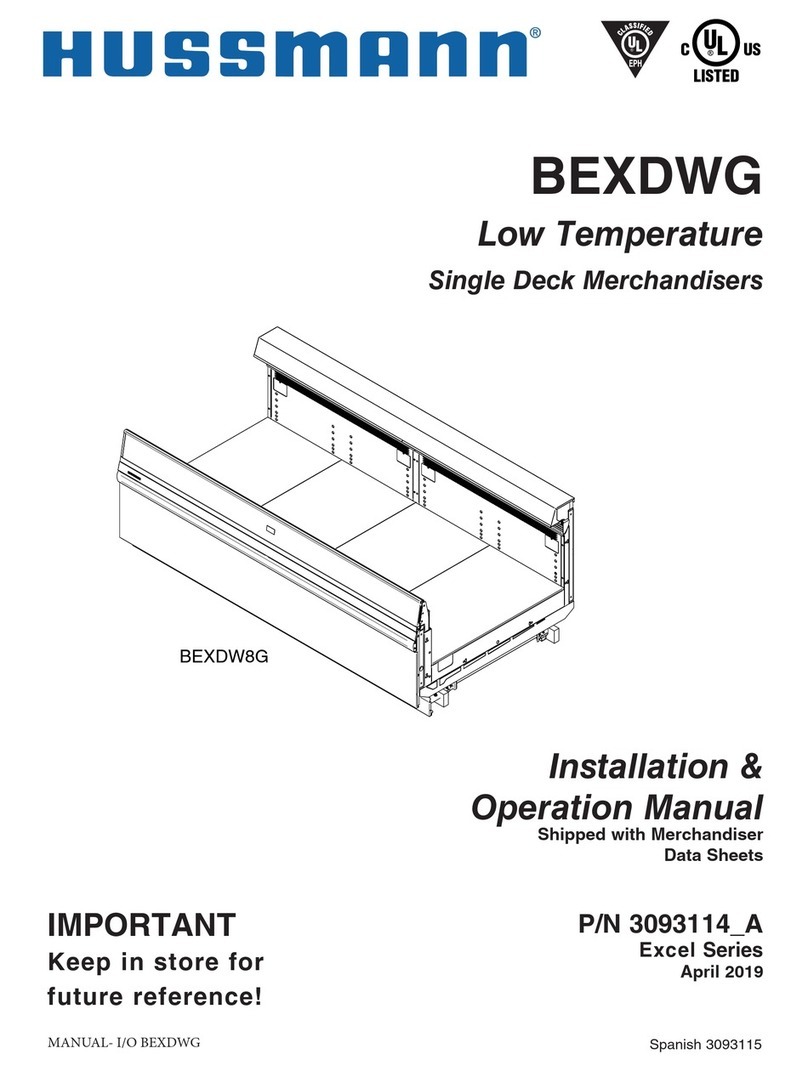 Hussmann BEXDWG User manual