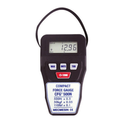 Mecmesin Compact Force Gauge+ manual