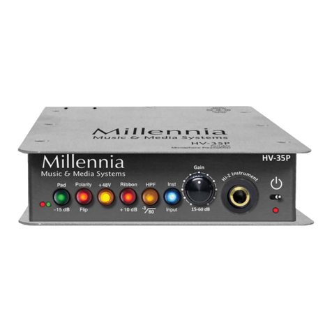 Millennia HV32P user guide