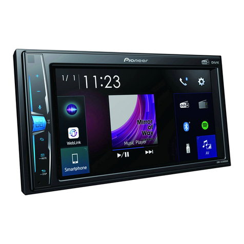 Pioneer DMH-A3300DAB installation manual