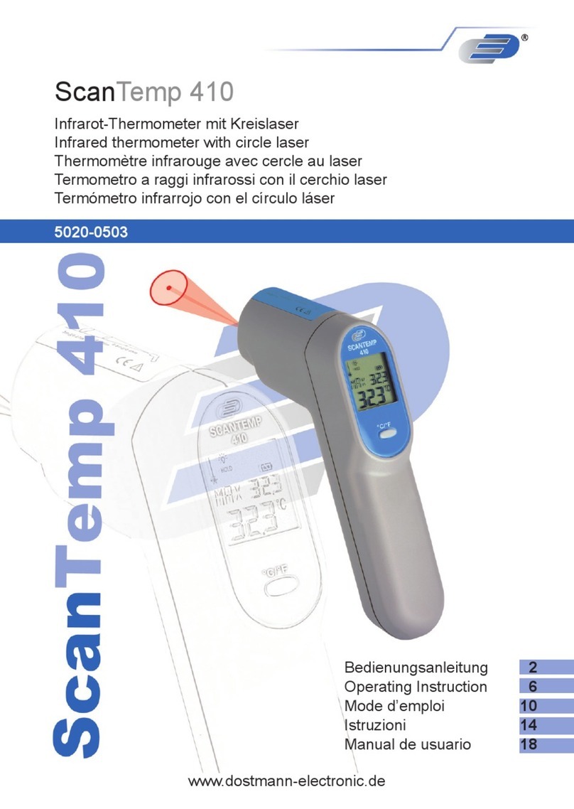 Dostmann Electronic ScanTemp 410 Operating	 instruction