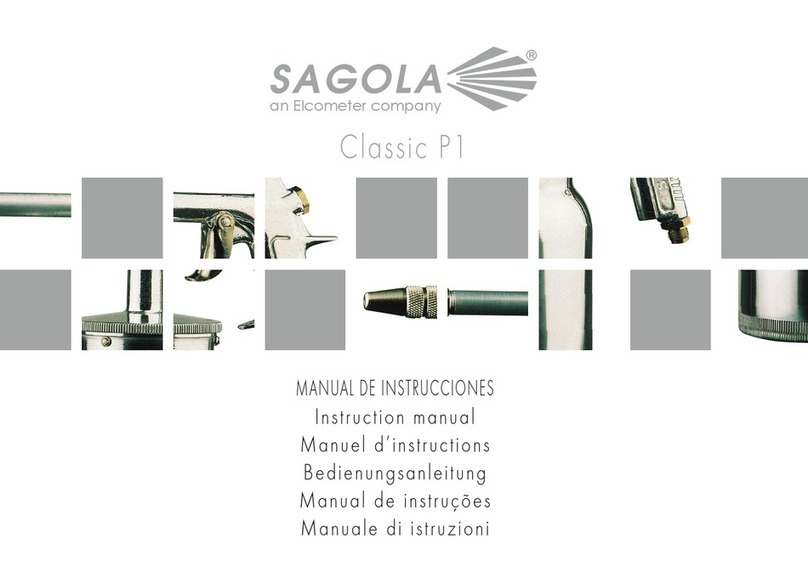 Elcometer Sagola Classic P1 instruction manual