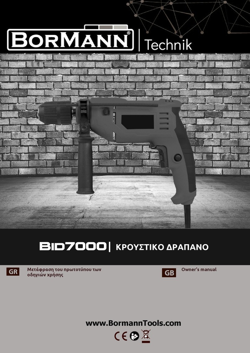 BorMann BID7000 owner's manual