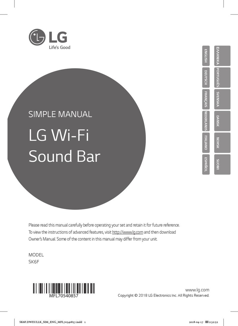 LG SK6F Simple manual