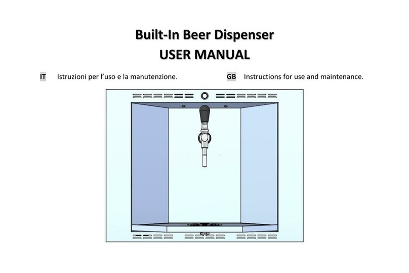 Smalvic Built-In Beer Dispenser User manual