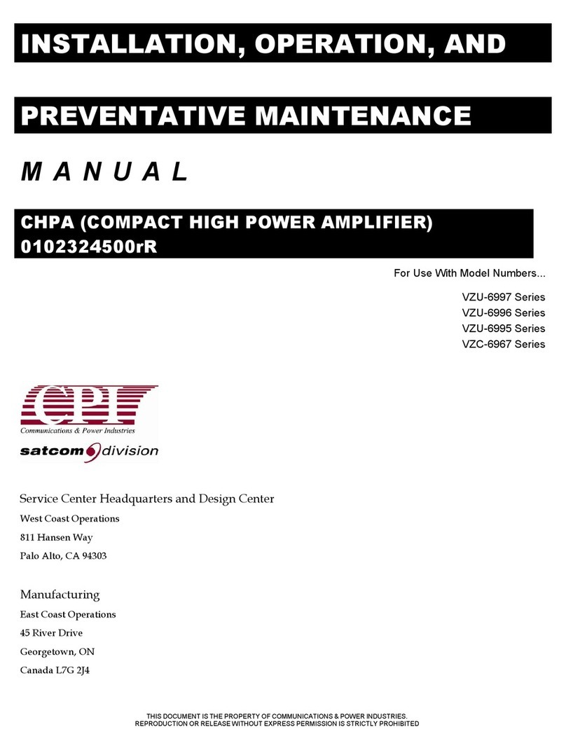 CPI 0102324500rR User manual