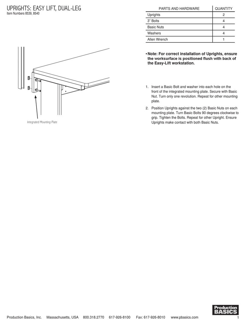 Production Basics 8539 User manual