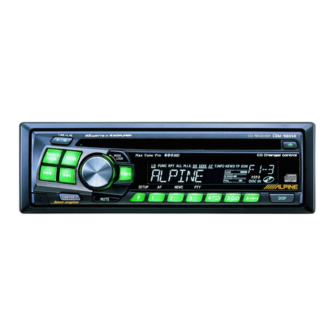 Alpine CDM-9805R User manual