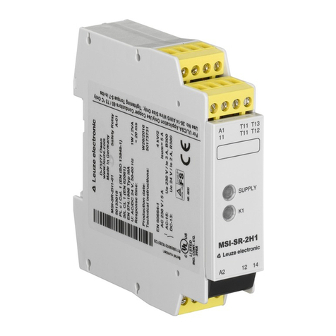 Leuze MSI-SR-2H1 Series Original Operating Instruction