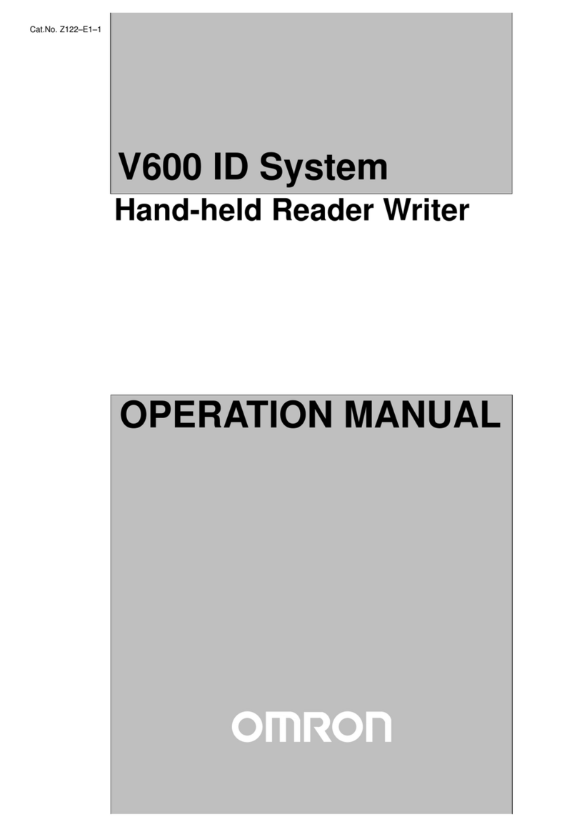 Omron V600 Series User manual