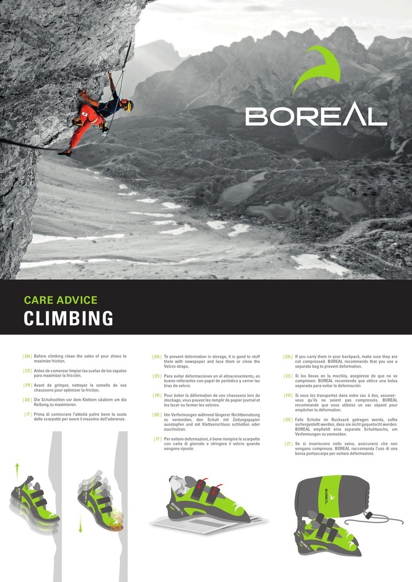 Boreal CLIMBING quick start guide