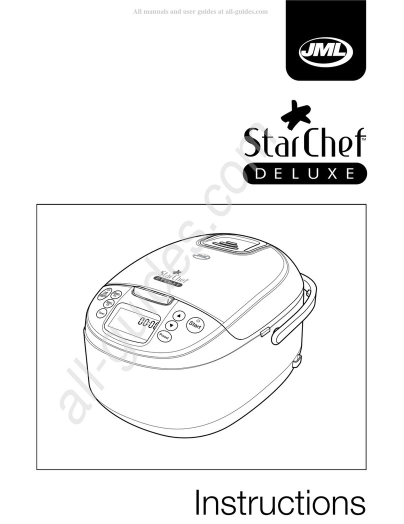 JML STARCHEF DELUXE instructions