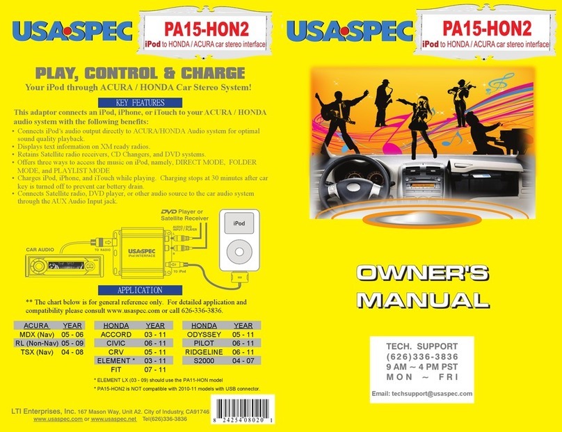 USASPEC P15-ACUxl User manual