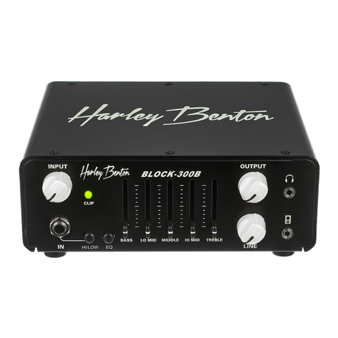 thomann Harley Benton Block-300B user manual