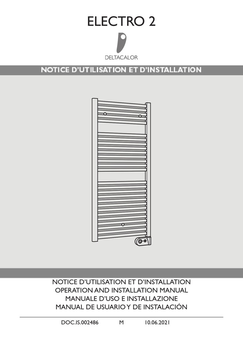DELTACALOR ELECTRO 2 Specification sheet