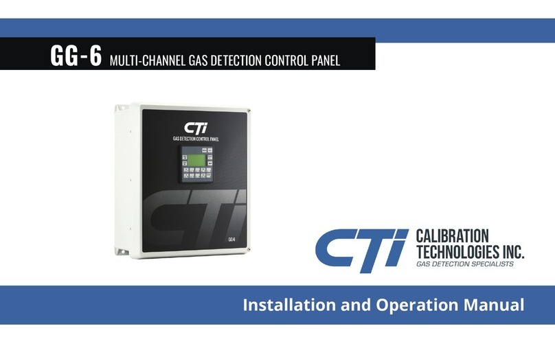 CTI GG-6 Installation and operation manual