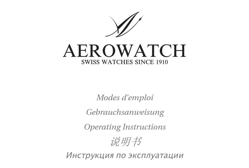 AEROWATCH Calibre 15 operating instructions
