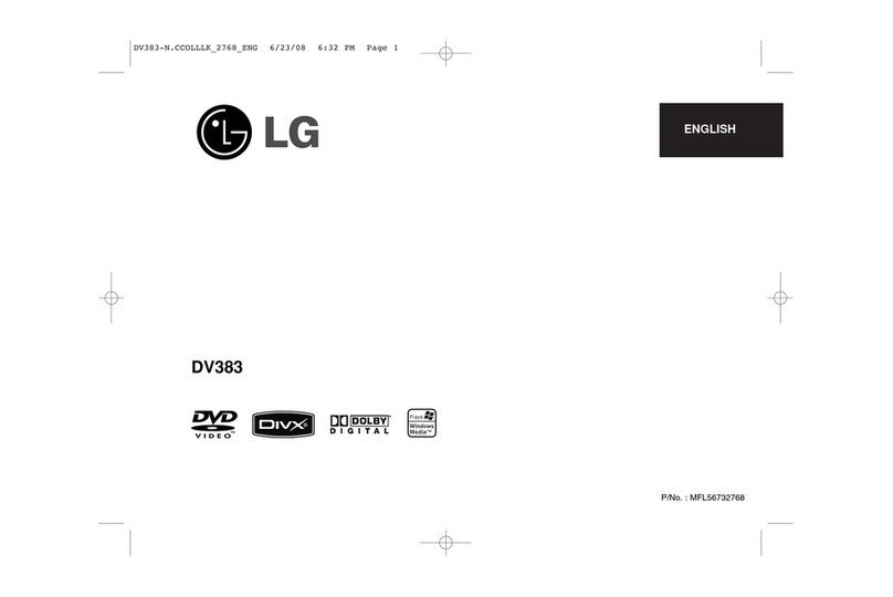 LG DV383 manual