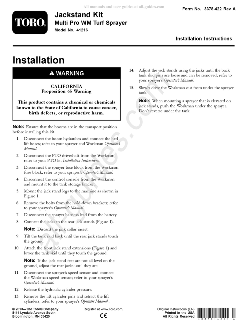 Toro 41216 User manual Toro 41216 User manual