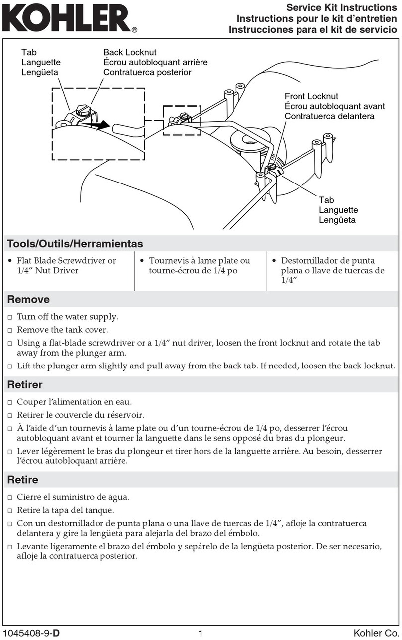 Kohler K1044435 Manual
