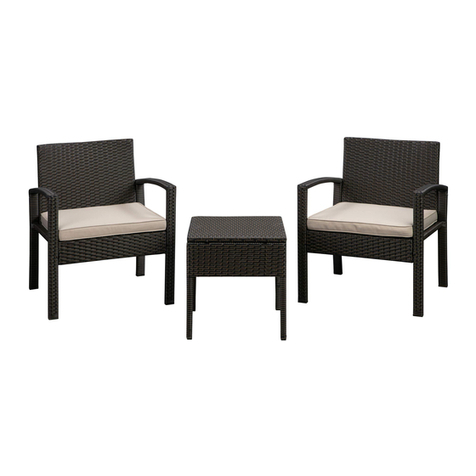 Balkene Home Bern Conversation Set 63358 instructions
