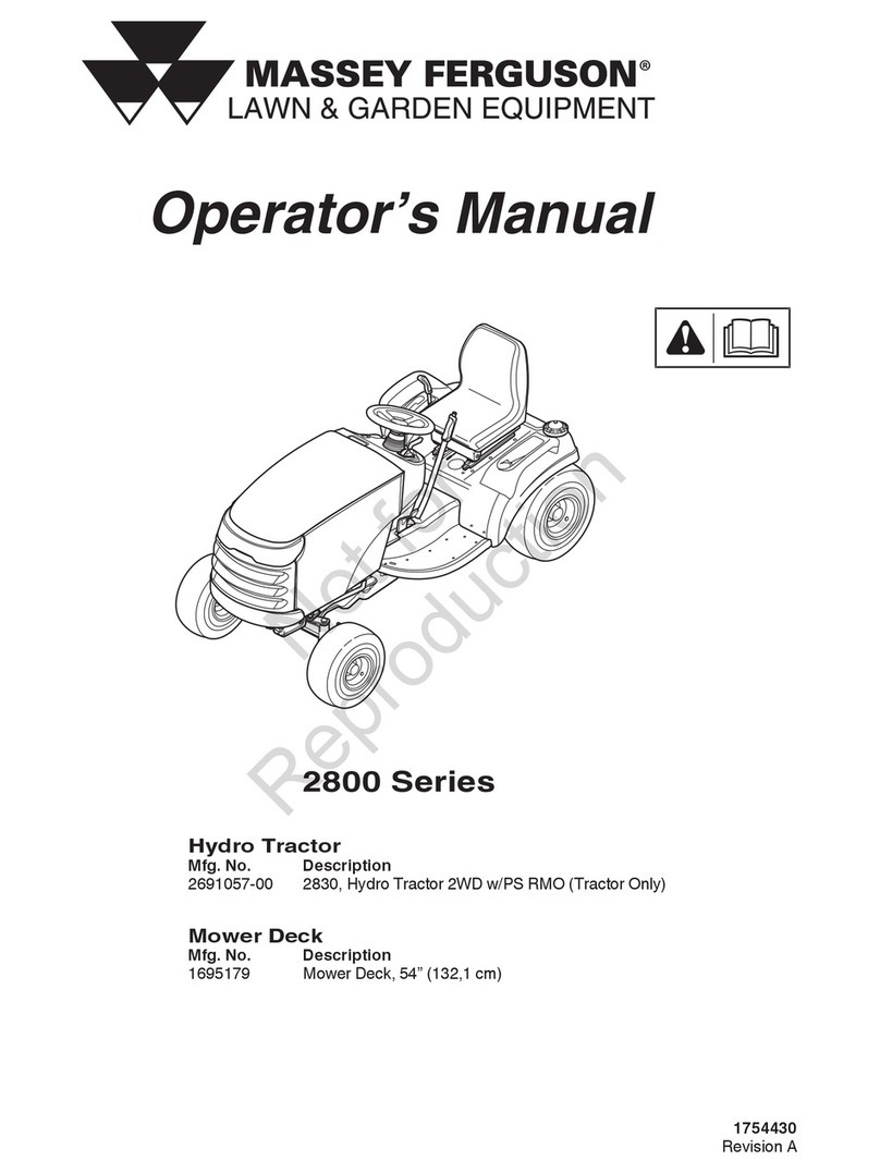MASSEY FERGUSON 2800 Series User manual MASSEY FERGUSON 2800 Series User manual