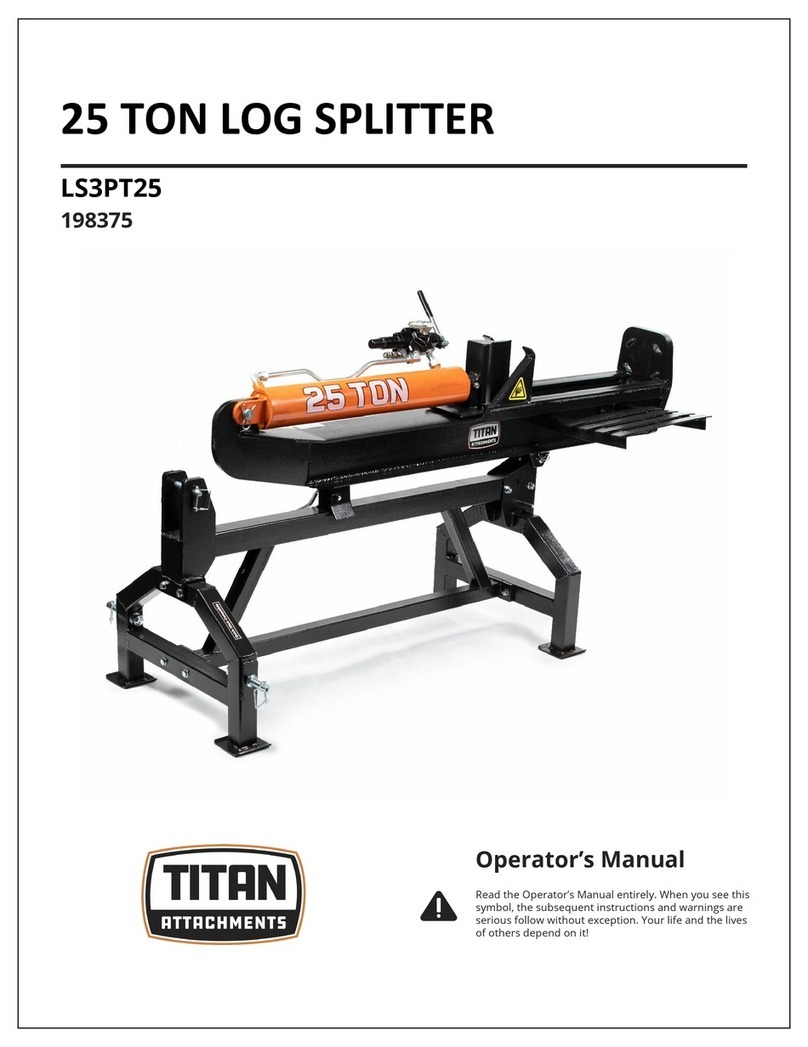Titan Attachments LS3PT25 Operator's manual