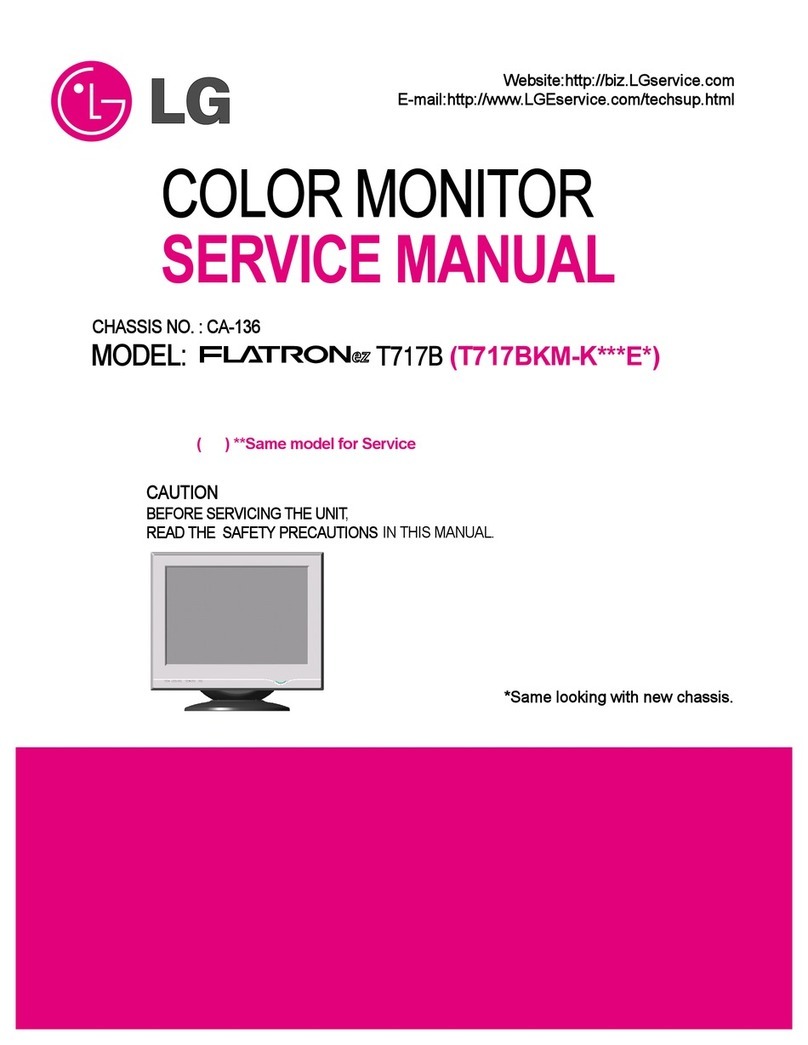 LG Flatron T717BKM-K Series User manual LG Flatron T717BKM-K Series User manual
