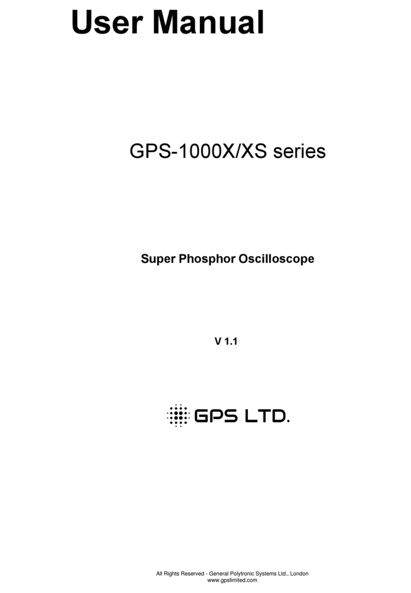 GPS GPS-1000X Series user manual