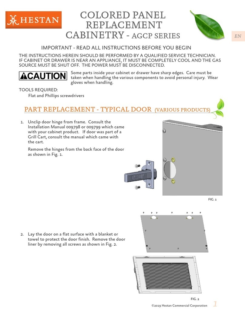 hestan AGCP Series instructions