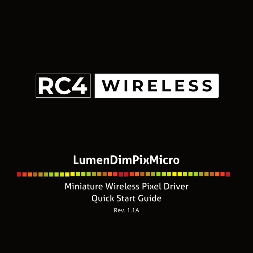 RC4 Wireless LumenDimPixMicro quick start guide