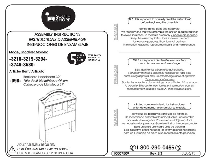 SouthShore 3210 User manual