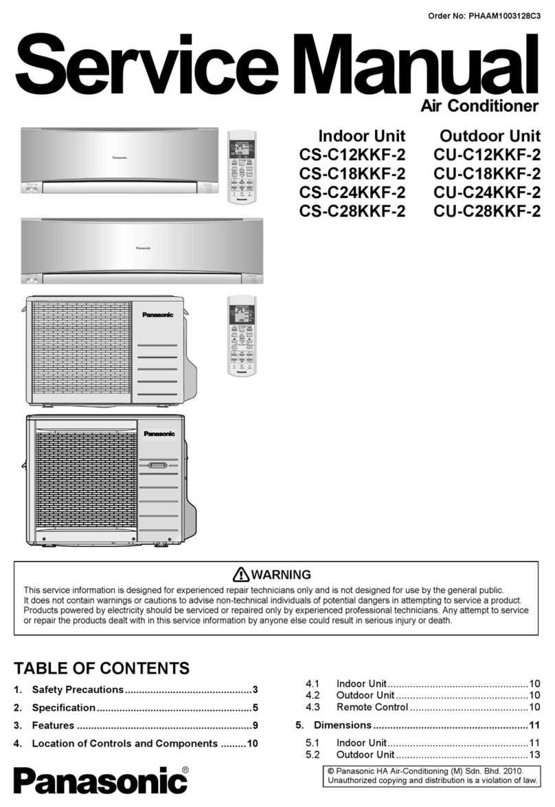 Panasonic CS-C12KKF-2 User manual Panasonic CS-C12KKF-2 User manual