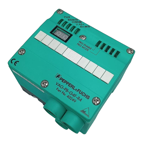 Pepperl+Fuchs VAG-PB-G4F-R4 User manual