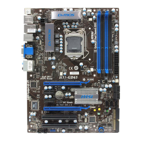 MSI H55-GD65 Series User manual MSI H55-GD65 Series User manual