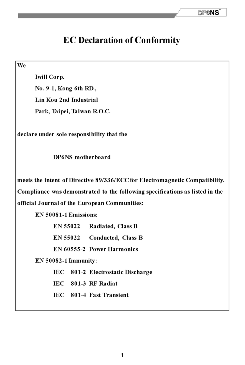 IWILL DP6NS manual