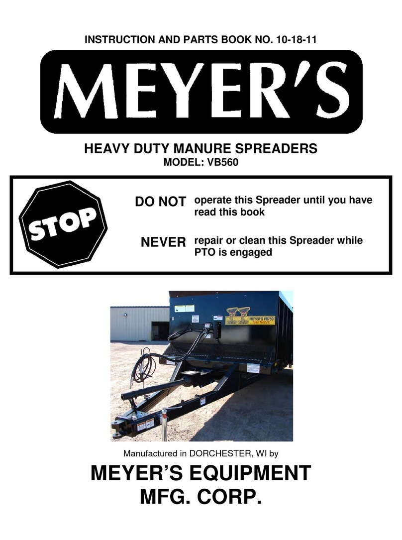 Meyer's VB560 User manual Meyer's VB560 User manual