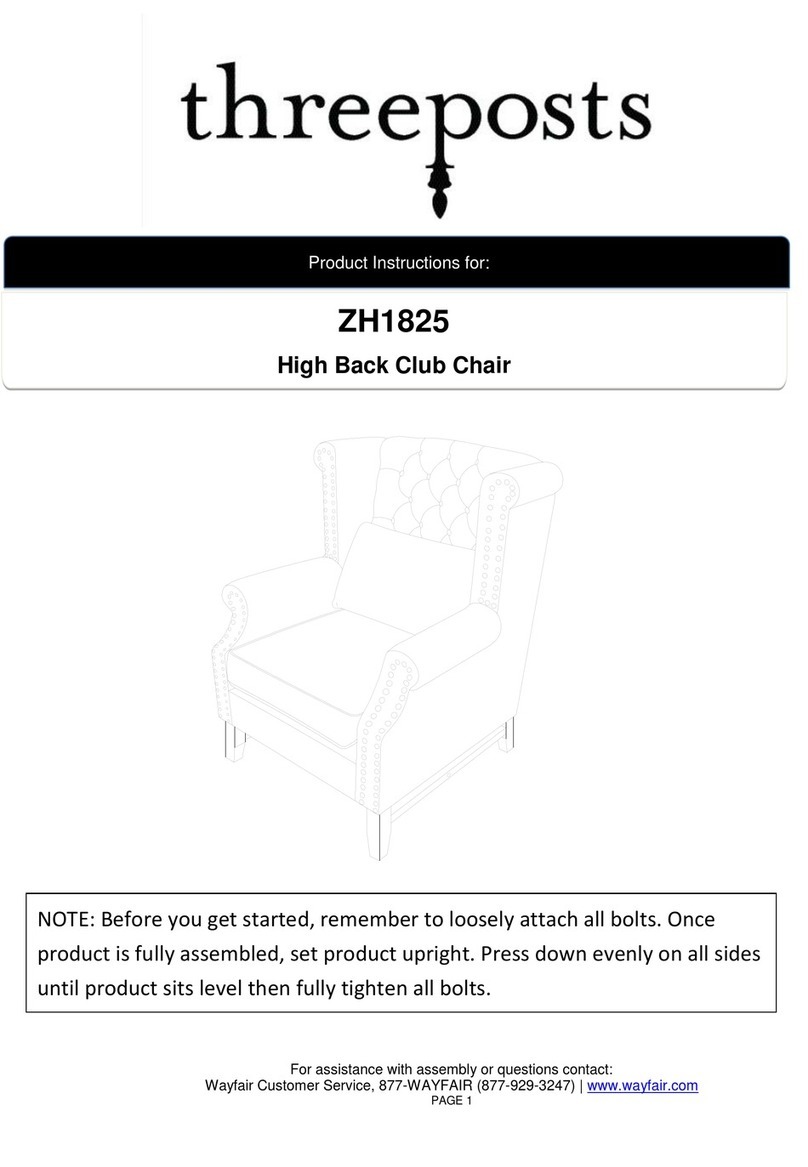 threeposts ZH1825 Product instructions